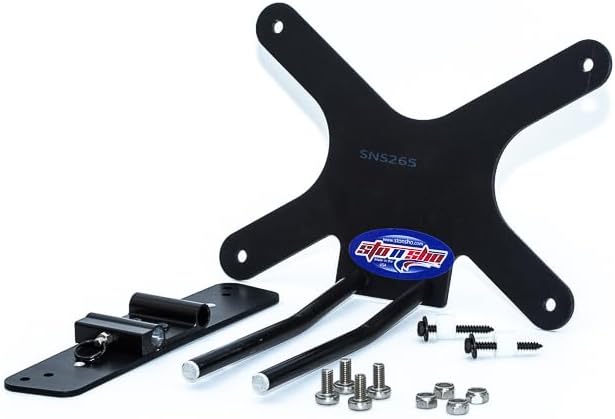 STO N SHO Front License Plate Bracket Compatible with 2017-2018 Ford Edge SEL and Sport (SNS265)