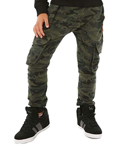 Verbelato Pantalon de jogging camouflage pour garçon - - 13 ans Cover
