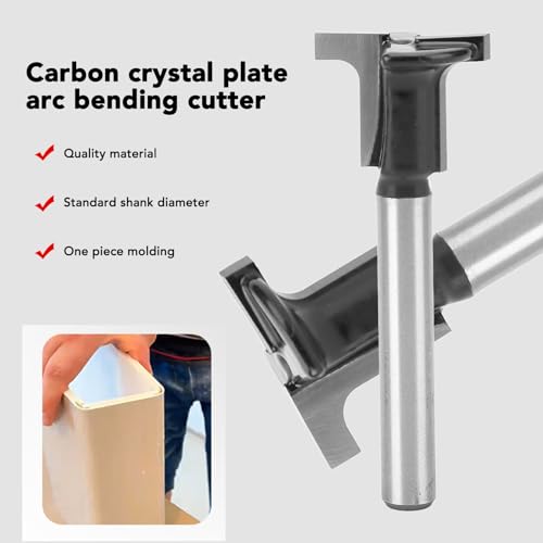 Image of T Slot Keyhole Router Bit 1 /4 Inch Shank 3 /8 Inch 1 /2 Inch Blades Diameter T Slot Cutter Router Bit Wood Milling Cutter
