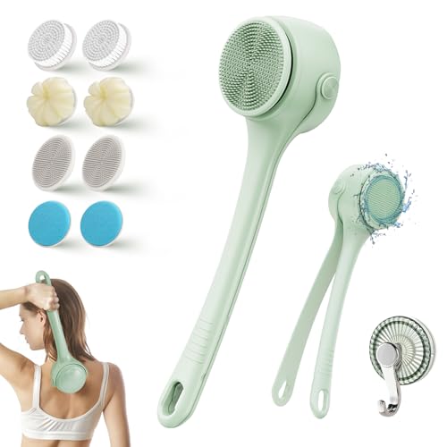 Xquyk Electric Body Brush with 8 Heads and Handle