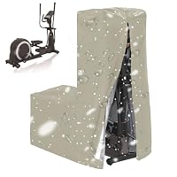 Copertura Impermeabile Per Ellittica 181x74x165 Cm | Tessuto Oxford 210D Con Cerniera E Coulisse | Protezione Anti-Polvere Per Indoor/Outdoor