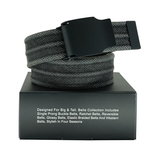 Men's Belts Leather Big and Tall Belts for Men Dress Jeans 36 to 82 IN3