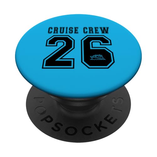 Équipage de croisière 2026 - Équipe Assortie pour Les Vacances en Famille PopSockets PopGrip Adhésif