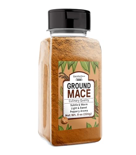 Unpretentious Ground Mace, 8 oz, Warm Spice, Curries & Desserts, Aromatic