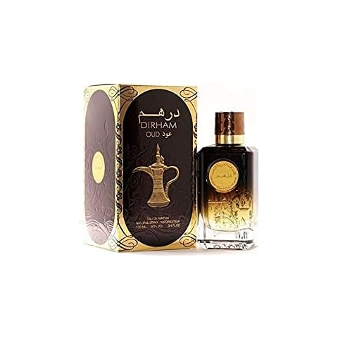 Dirham Oud Parfum Ard Al Zaafran, Oriental Fragrance, long-lasting, Sandalwood (Men and Women) Unisex 100 ml Eau de Arabian Perfume Cover