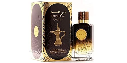 Image of Dirham Oud Parfum Ard Al Zaafran, Oriental Fragrance, long-lasting, Sandalwood (Men and Women) Unisex 100 ml Eau de Arabian Perfume
