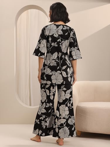 Image of Libas Printed Cotton Night Suit
