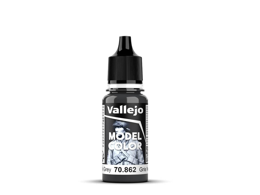 Amazon.com: Vallejo Model Color 70862 Black Grey (17ml) : Arts