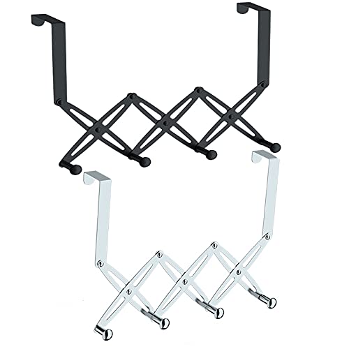 Fivebop 2 Stück erweiterbare Türhaken zur Wandmontage Cover