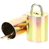 BATHVEVE 2個 ヴィンテージ風放牧用メタル牛鈴 耐久性と実用性に優れ 大きく響く音で牛 羊の位置確認に 農業アクセサリーとクラフト向け