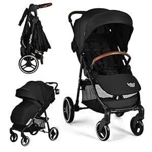 BABY JOY Baby Stroller, High Landscape Infant Carriage Newborn Pushchair with Foot Cover, Cup Holder, 5-Point Harness…