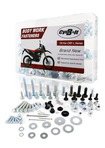 Visserie carrosserie CRF450L kit restauration pour carénage moto trail