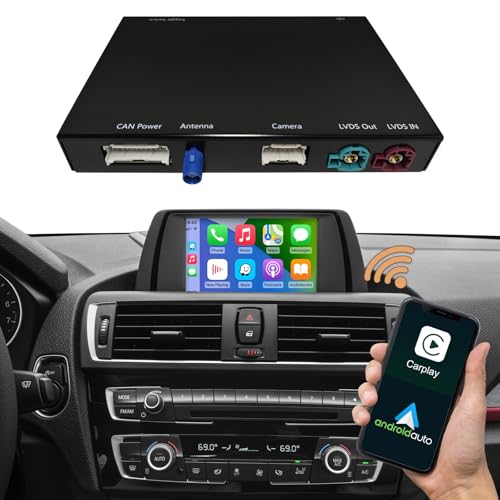 【Note pre-acquisto】 Decodificatore kit di retrofit LOVEVH Wireless Carplay per BMW 3 4 5 6 7 Serie X1 X3 X4 X5 X6 anno 2012-2016 con sistema NBT, ad esempio: NOTA: questa è una scatola di decodifica Carplay, non uno schermo per auto. Adatto solo per il sistema NBT, non adatto per il sistema CCC, CIC o EVO!!! Se la tua auto è la Serie 3 F30/F31/F34 o la Serie 4 F32/F33/F36 con interfaccia a 6 pin sul retro dello schermo originale dell'auto, sarà adatta alla tua auto. Se non sei sicuro, ti preghiamo di chiederci aiuto.