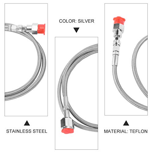VILLCASE Clube de Refrigerante de 60 Polegadas para Adaptador Direto de Tanque de CO2 Externo Cga320