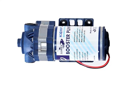 IONIX 100% copper, Metal body Kemflow ro booster pump | ro booster motor | high pressure Ro motor | kemflow ro pump | imported from Korea, 1 Piece, Silver