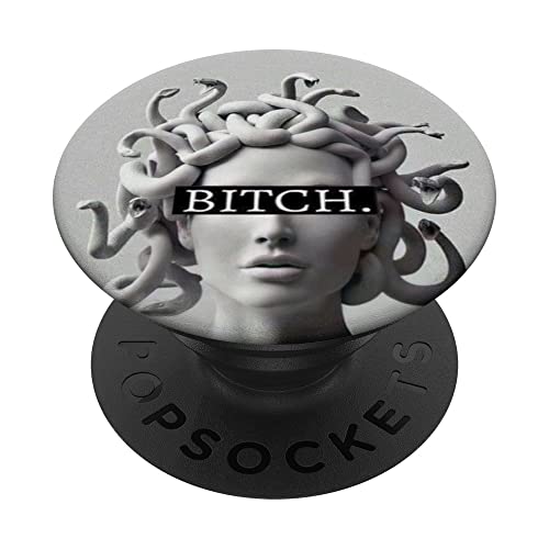 Medusa tshirt Motiv, Schlangenköpfe Medusa, modernes Design PopSockets mit...