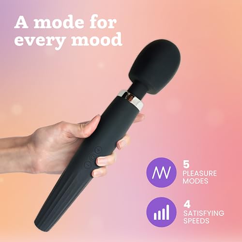 Image of Oliver James Premium Wand Vibrator - High-Powered Massager 5 Modes 4 Levels