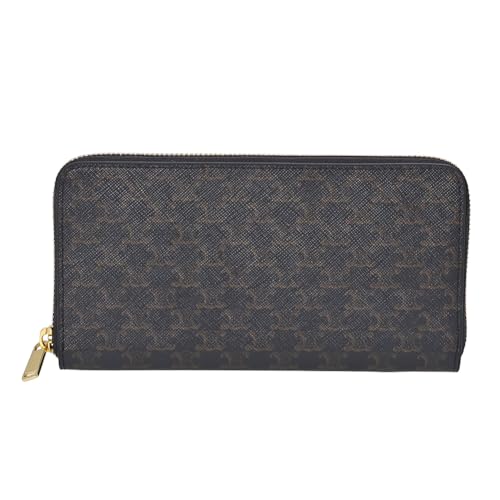 [セリーヌ] 長財布 メンズ レディース LARGE ZIPPED WALLET トリオンフ 10B55 2BQ3 38NO ブラック [並行輸入品]