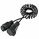 JVJ Anhänger Adapter 7 auf 13 polig Stecker Adapterkabel 2m Verlängerungskabel Caravan Anschluss für Wohnwagen Wohnmobil PKW KFZ RV Anhänger Zubehör