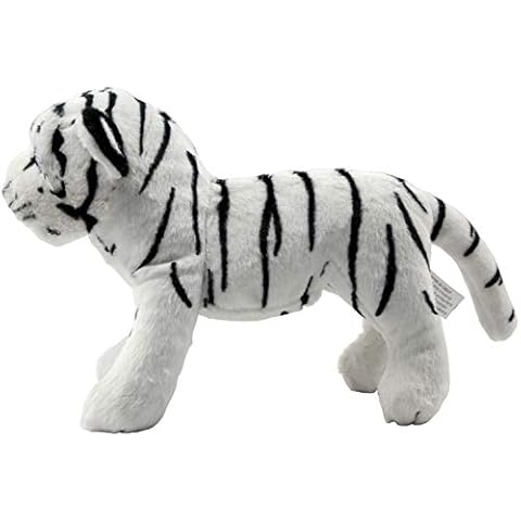 TAGLN Stuffed Animals Tiger Standing Plush Toys 10 Inch (White) Cover
