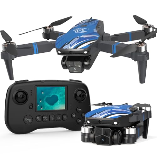 TTROARDS TT19LCD Drohne mit 4k Kamera, FPV Drohne mit 2.8in LCD Bildschirm, Brushless Motor 270°Hindernisvermeidung Optische Flusspositionierung, Mini Drone für Erwachsene Anfänger TTROARDS TT19LCD Drohne mit 4k Kamera, FPV Drohne mit 2.8in LCD Bildschirm, Brushless Motor 270°Hindernisvermeidung Optische Flusspositionierung, Mini Drone für Erwachsene Anfänger