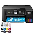 Epson EcoTank ET-2870 Stampante Multifunzione A4, Serbatoi Ricaricabili Alta Capacità, 4 Flaconi Inclusi pari a 3600pag B/N 6500pag Colore, Display LCD