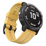 ISABAKE Correa Repuesto para Garmin Fenix 5X/Fenix 6X/Fenix 7X, 26mm Quickfit Banda de Silicona...