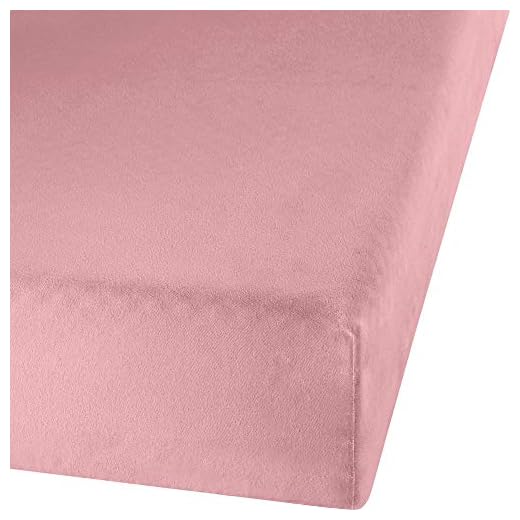 Jersey Baumwoll-Spannbettlaken Rosa - Für Matratze 180 x 200 x 27 cm - Zertifiziert frei von chemischen Produkten (Oeko TEX), Spannbettlaken mit vollem Gummizug 7 Erwin Müller Spannbettlaken, Spannbetttuch Erlangen Fein-Biber Altrosa Größe 180x200 - 200x200 cm - warm und kuschelig, bügelfrei, mit Rundumgummi (weitere Farben,Größen)
