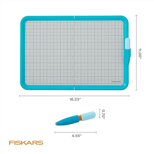 Image of Fiskars Kids Cutting Pen with Foldable Non-Slip Mat - Safe Precision Tool for Crafting and School Projects
