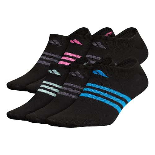 Image of adidas Womens Superlite No Show Socks (6-pair)