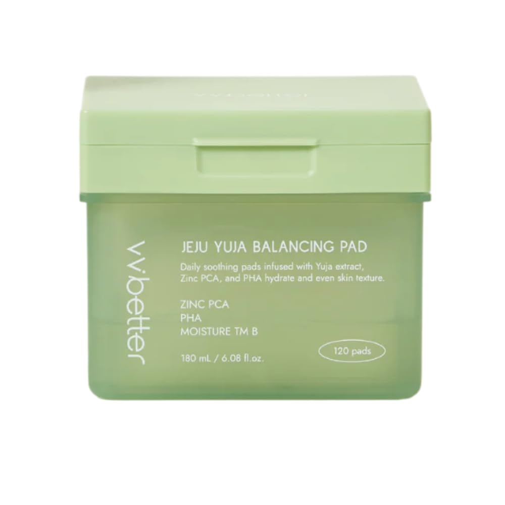 Amazon.com: VVBETTER Jeju Yuja Balancing Toner Pads – with Zinc