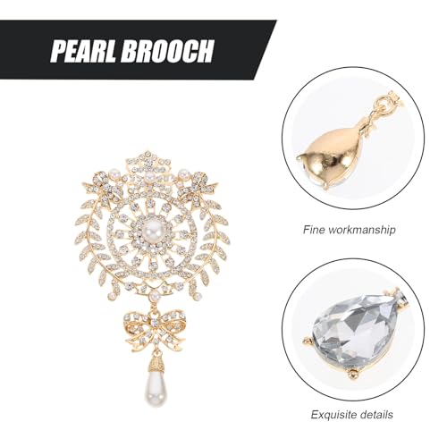 Broches mariage anti-glisse avec perles pour maintenir un châle ou fermer un pull - 2