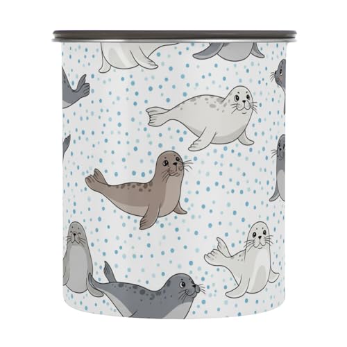 Contenedor Hermético para Café Acero Inoxidable 900ml