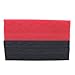 12 Pack Egg Crate Foam Red Charcoal 1 Inch x 12