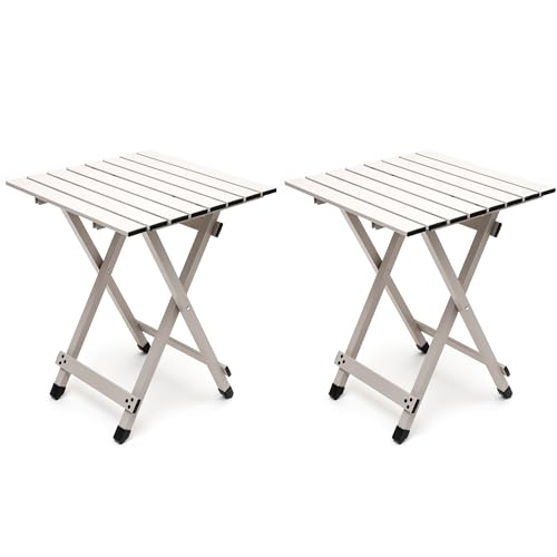 SUNNYFEEL Folding Camping Table - Lightweight Aluminum