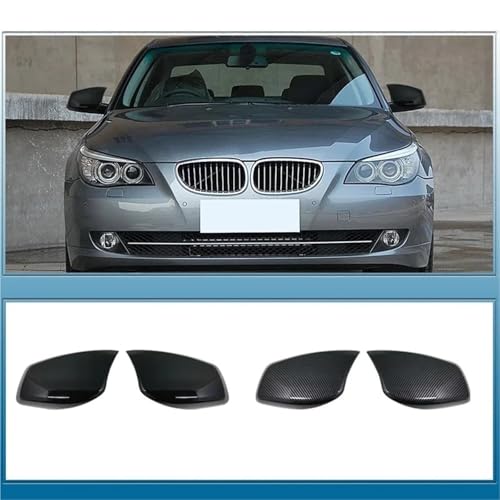 Rétroviseurs BMW E60 rayés ? Remplacez par ces coques carbone 530d - 3