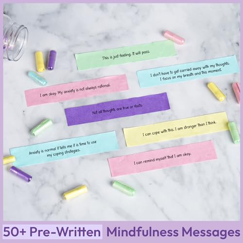 Pre-Written-Message-in-a-Bottle-Anxiety-Relief-Stress-Relief-Items-for-Women-Men-Anti-Anxiety-Gifts-for-Coworkers-Christmas-New-Year-Gifts-Mindfulness-Meditation-Exercises-to-Goodbye-Stress