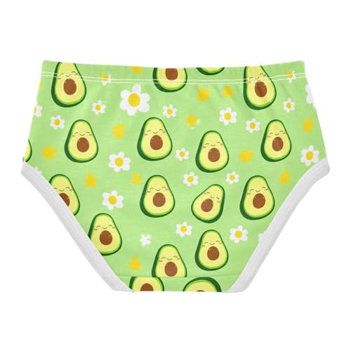 Girls' Underwear Avocado Flowers Floral Toddle Brief Panties 2-8 Years 203007192