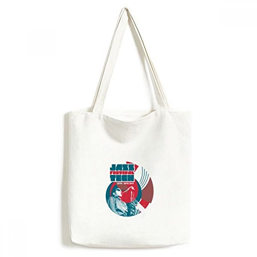 Sac fourre-tout musique jazz lavable, une idée cadeau artisanale originale