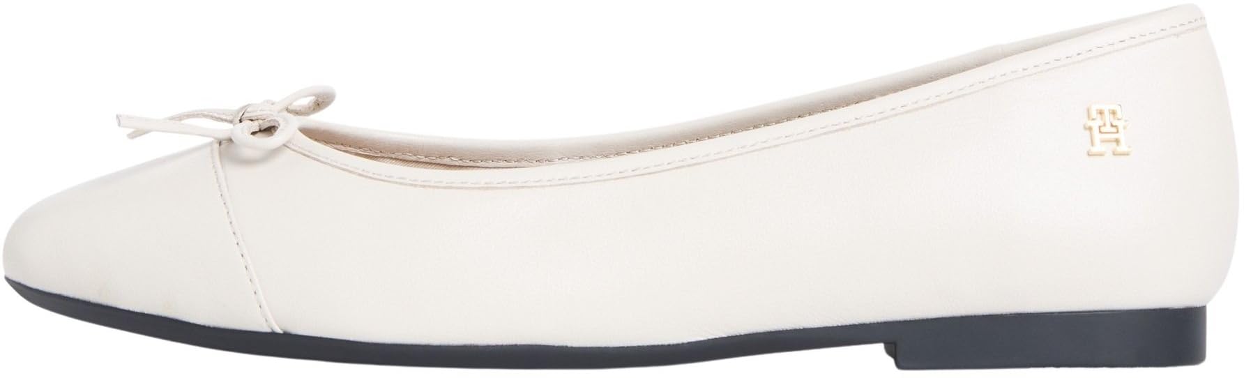 Tommy Hilfiger Damen Hilfiger Smooth Lthr Ballet Fw0fw09241Ballerinas