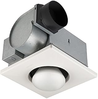 Broan-NuTone 162 Type IC Infrared Single-Bulb Ceiling Heater with Fan, 1, White