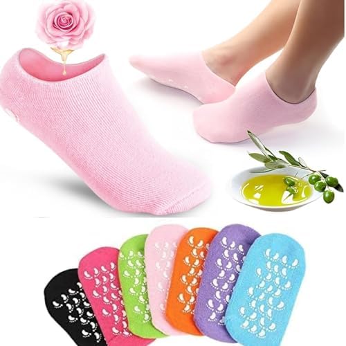 Kriq Silicone Socks Silicone Gel Sock Silicone Moisturizing Sock Silicone Heel Sock Moisturising Sock Toe Sock for Repairing Dry Feet Cracked Heel and Softening Rough Skin. (B0CTMPLK3N) Amazon Price History, Amazon Price Tracker