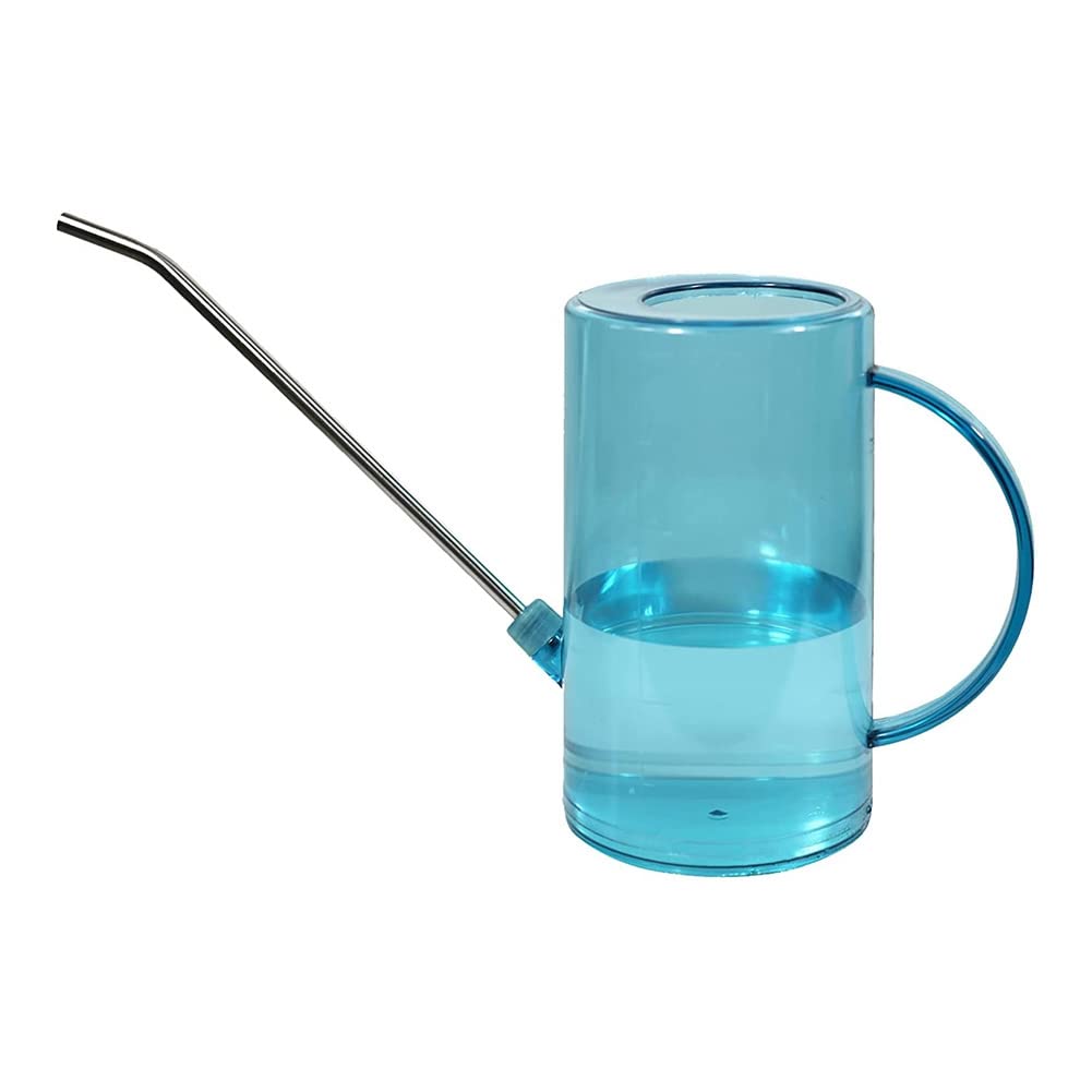 Htuteyy Blue Watering Can, 1.5 L Of Large-Capacity Watering Cans, Long Spout Watering Can With Leak-Proof Gasket,For Succulents