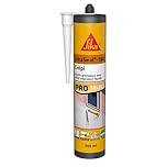 SIKA - Mastic granuleux - SikaSeal-186 Crépi blanc - Joints de raccordement et fissures - Façades extérieures - Effet crépi - Résistant aux UV - Multi-supports - 300 ml