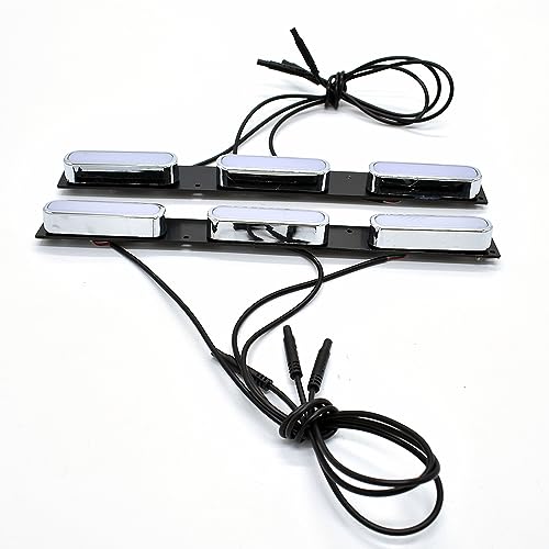 4 Pc Set Front Grille Iluminação Para 2016-Up Toyota Tacoma W/Trd Pro Grill Apenas Front Grille Drl