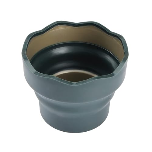 Chniafin Silicone Brush Washing Bucket Painting Water Cup Brush Cleaner Collapsible Paint Brush Washer For Acrylic Oil Painting Painting Brush Washing Bucket Silicone Brush Cleaner Foldable Water Pot