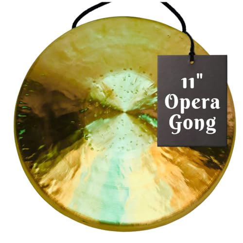 The Gong Shop Handcrafted Chinese Gong – Rich Wash & Deep Resonant Tones for Meditation, Sound...
