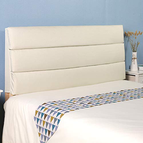 Almohada europea suave lavable para cabecero de cama, 180 x 60 cm, cojín de lino y algodón, soporte de madera maciza, respaldo grande, para cama de matrimonio, comodidad natural, decoración elegante