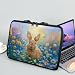 Belidome Laptop-Hülle mit Griff aus PU-Leder mit Blumenmuster für Netbook und Tablet, Größe 30,5 cm (12 Zoll)