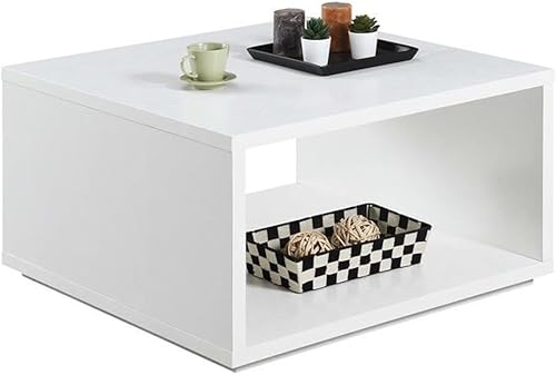 Miniatura 4 de Convenience Concepts Northfield Admiral - Mesa de centro cuadrada, color blanco